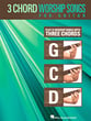 3-Chord Worship Songs for Guitar Guitar and Fretted sheet music cover